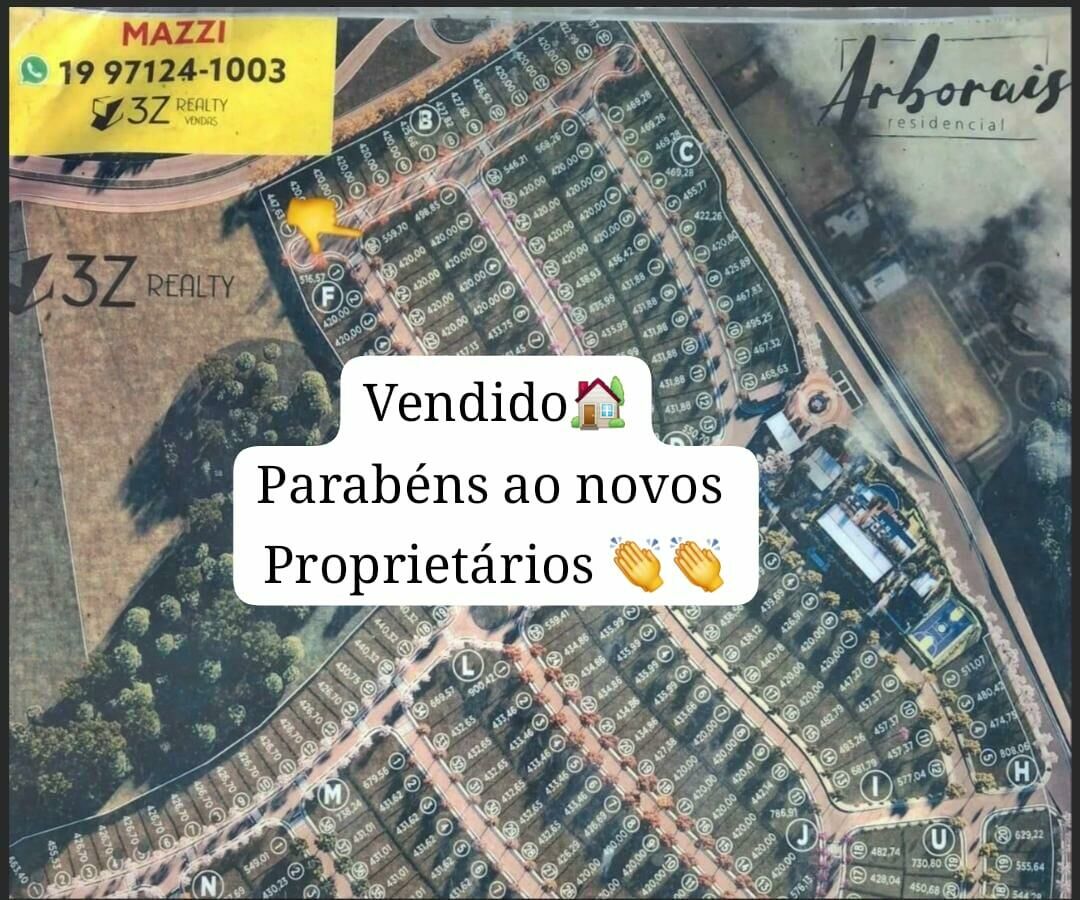 Imagem do imóvel Lote de esquina Lindo, 559,70 m² Residencial Arborais Q-E